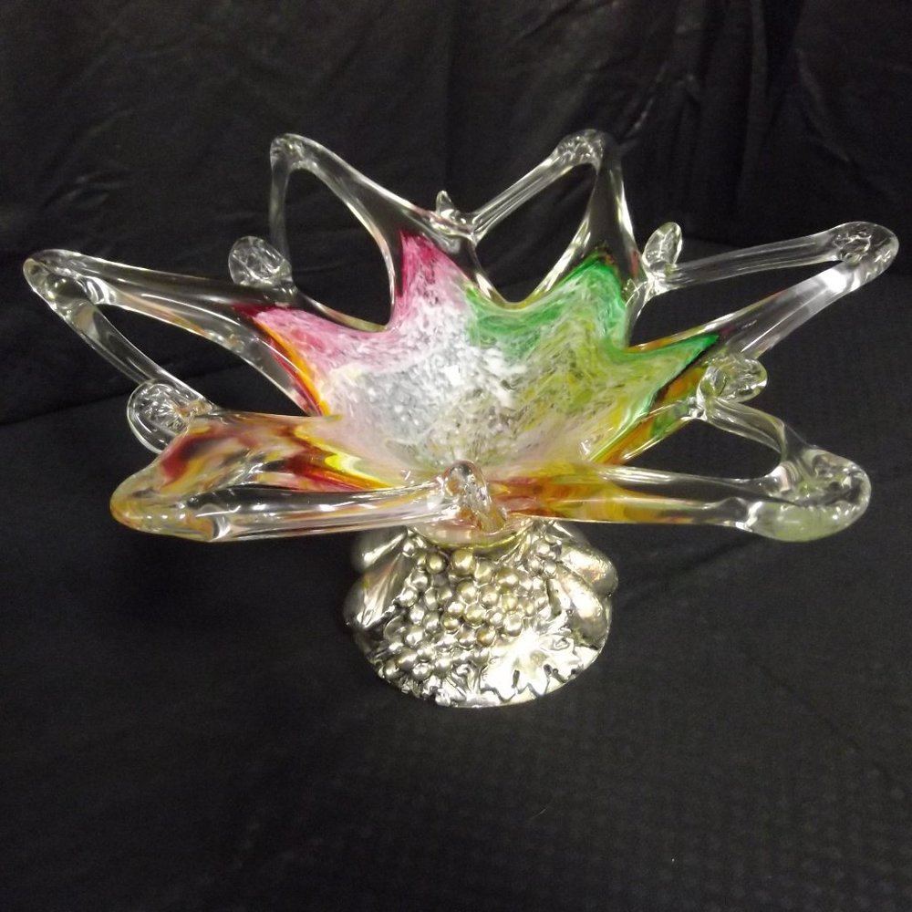Fruit / Compote Bowl with Silver base